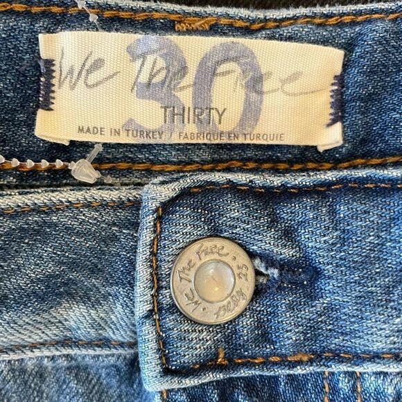 NWOT We The Free Denim Shorts Sizes 24 and 30 - Picture 3 of 7